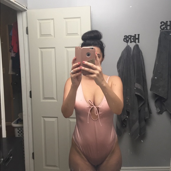Shimmery Pink One Piece - Picture 7 of 8